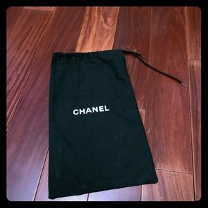 CHANEL Bags - CHANEL black drawstring shoe dustbag CHANEL Bags - CHANEL black drawstring shoe dustbag